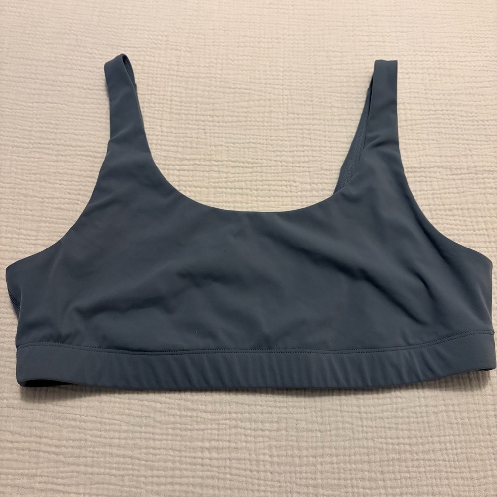 Vuori Blue Scoop Bra